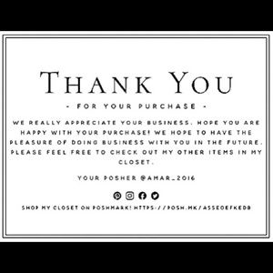 Thank You Posher’s! ☺️